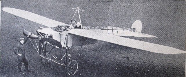 El Bleriot XI era un avión muy endeble, pero logró cruzar el Canal de la Mancha en 1908.