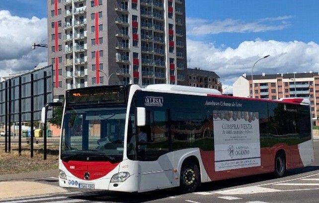 Autobús urbano de León capital.